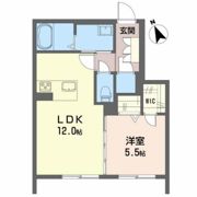 ベレオU土樋の間取り画像