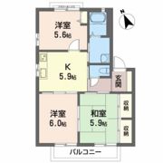 ディアス安積Cの間取り画像