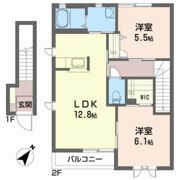 ボヌール Aの間取り画像