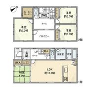 おおたかの森北戸建の間取り画像