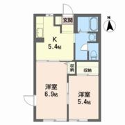 メゾン斉ノ神 Bの間取り画像