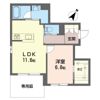 ベレオ中今泉の間取り画像