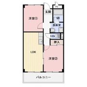 Limpiaエスポワール西中田の間取り画像