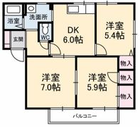 シャーメゾンUの間取り画像