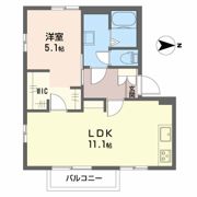 フレグランスYATSUYA（Ⅰ）の間取り画像