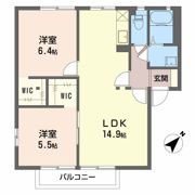 ルピナス千曲 Bの間取り画像