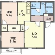 フレグランス上原 Aの間取り画像