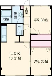 レジデンスKoueiの間取り画像