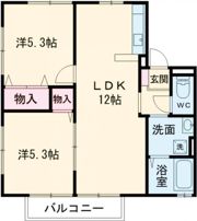 フィールドオブゴッドAの間取り画像