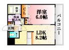 コンフォート原田の間取り画像