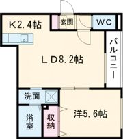 ラ・エスペランス朝日町の間取り画像