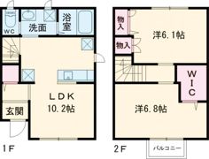エクレール多田の間取り画像