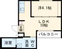 HK2 west※家賃ダウン(半年間)他キャンペーン中の間取り画像