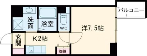 プレサンス栄ラグジュの間取り画像