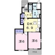 ラフィーネ不動上郷Bの間取り画像