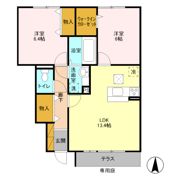 エル・ファロ Aの間取り画像