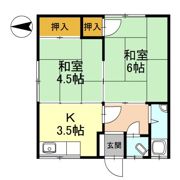 井上文化住宅 Bの間取り画像