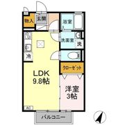 パーチュ オーラ A棟の間取り画像