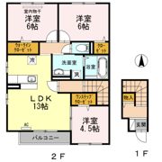 カトルセゾンの間取り画像