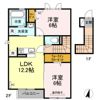 D-room沖の間取り画像