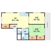 本岡コーポの間取り画像