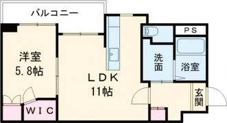 西蟹屋K.Kビルの間取り画像