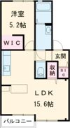 ヴィラグランデ繁松 Cの間取り画像