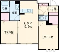 Asteria Bの間取り画像