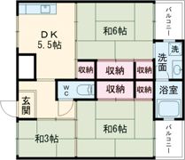 サンライズ高砂 4号棟の間取り画像