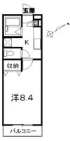 アップルハウス2番館の間取り画像