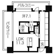 アーデン泉プレミアの間取り画像