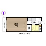グラバティハイツ上三川の間取り画像