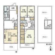 花塚町3丁目戸建の間取り画像