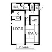 シャンテ中新の間取り画像