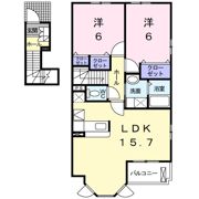 ソル デル フリオ Bの間取り画像