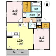 リビングタウン本庄 Aの間取り画像