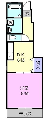 れじでんすなぎさ通り1号館の間取り画像