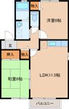 デライトコートAの間取り画像