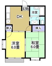 エルデム岡崎Bの間取り画像