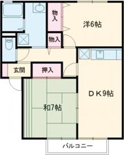 セジュール大羽根の間取り画像