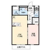 クレール 相沢の間取り画像