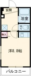 クラージュ474の間取り画像