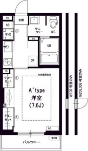リブリ・M's FLATの間取り画像
