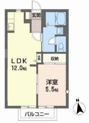 フレックス・カマタ Bの間取り画像