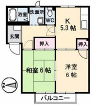 フレグランス三上 B棟の間取り画像