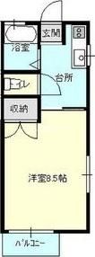 サンハイツ都の間取り画像