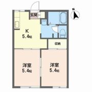 グランパティオ北上 Cの間取り画像