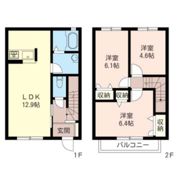 シックザールの間取り画像