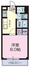 メゾンソレイユの間取り画像