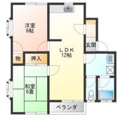 ヴェルエスト鹿沼A棟の間取り画像
